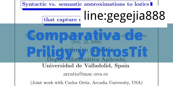 Comparativa de Priligy y OtrosTítulo: Comparativa de Priligy y otros tratamientos