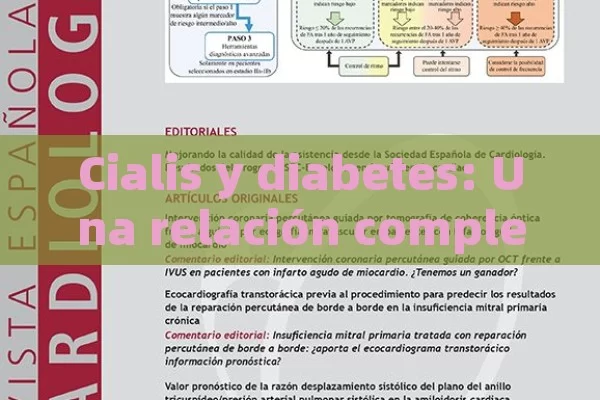 Cialis y diabetes: Una relación compleja,Cialis y diabetes: Una mirada al vínculo - Viagra:¿Cuál Elegir?