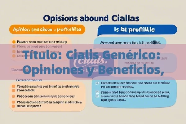 Cialis Genérico: Opiniones y Beneficios, Opiniones Sobre Cialis Genérico: ¿Es Rentable? - Viagra:¿Cuál Elegir?