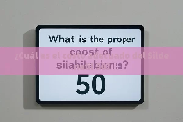 ¿Cuál es el costo adecuado del Sildenafil 50?