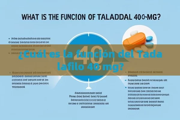 ¿Cuál es la función del Tadalafilo 40 mg?