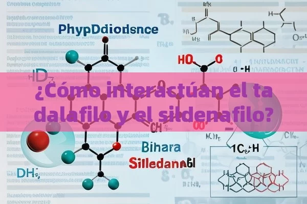 ¿Cómo interactúan el tadalafilo y el sildenafilo?