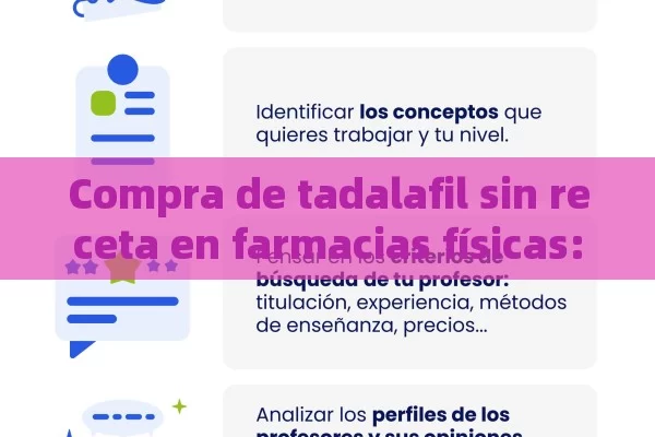 Compra de tadalafil sin receta en farmacias físicas: ¿es posible? - Viagra:¿Cuál Elegir?